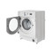 Indesit Washer dryer Built-in BI WDIL 861485 UK White Front loader Perspective open