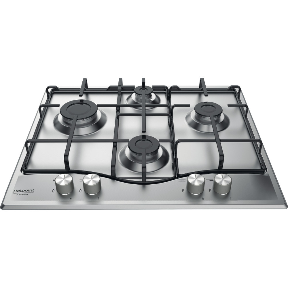 Hotpoint_Ariston Печка PCN 642 IX/HA Инокс Газова Frontal top down