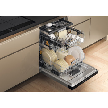 Whirlpool Oppvaskmaskin Frittstående W7U HP43 X Under benk C Lifestyle perspective open