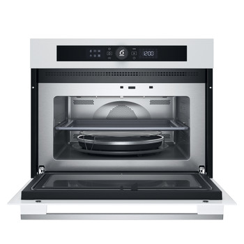 Whirlpool Four à micro-ondes Encastrable WMW57DHMW Blanc Électronique 40 Micro-ondes combiné 900 Frontal open