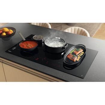 Whirlpool Placa WEX9024DCFF2 Preto Induction vitroceramic Lifestyle perspective