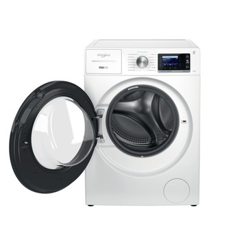 Whirlpool Maşină de spălat rufe Independent W8 09AD SILENCE EE Alb Încărcare frontală A Frontal open