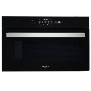 Whirlpool Mikrobølgeovn Integrert AMW 730/NB Svart Elektronisk 31 Mikro + grillfunksjon 1000 Frontal