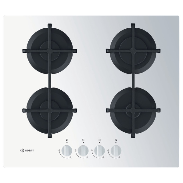 Indesit Varná deska ING 61T/WH Bílá Plyn Frontal