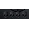 Whirlpool Ploča GOR 625/NB1 Crna Gas Frontal top down
