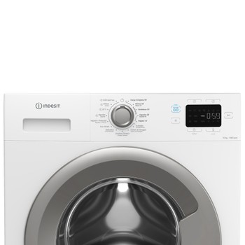 Indesit Máquina de lavar roupa Livre Instalação IP 1064S PUSH&GO SPT Branco Carga Frontal A Control panel