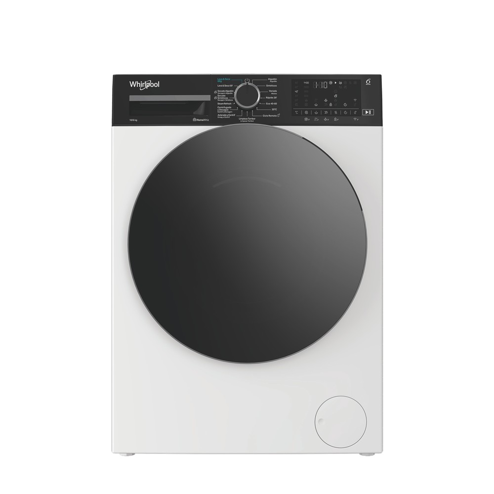 Whirlpool Lavadora secadora Libre instalación WPD 0649W SPT Blanco Cargador frontal Frontal
