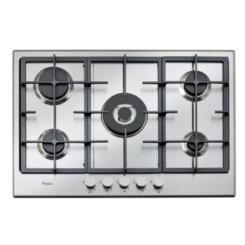 Whirlpool Hob GMA 7522/IX Inox Gas Frontal