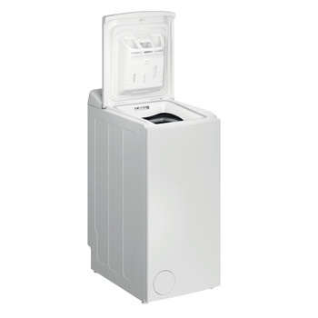 Whirlpool Пральна машина Соло TDLR 6040S EU/N Білий Top loader відсутній Perspective open