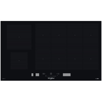 Whirlpool Kookplaat SMP2 9010 C/NE/IXL Zwart Induction vitroceramic Frontal top down