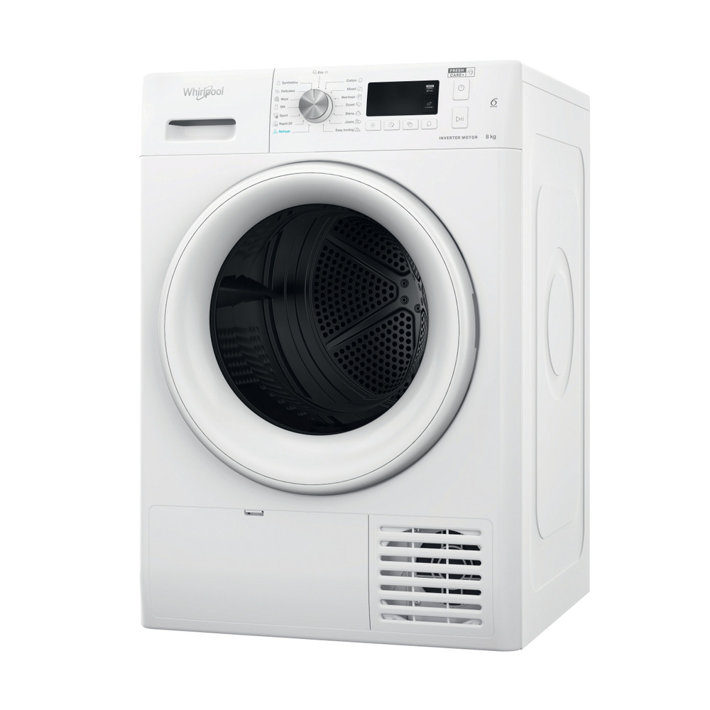 Whirlpool Sušička FFT M11 8X3 EE Biela Perspective