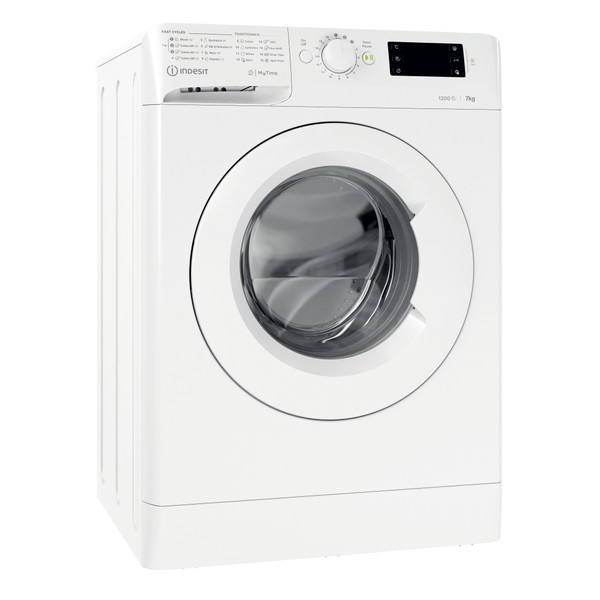 Indesit Perilica za rublje Samostojeći MTWE 71252 W EE Bijela Prednje punjenje E Perspective