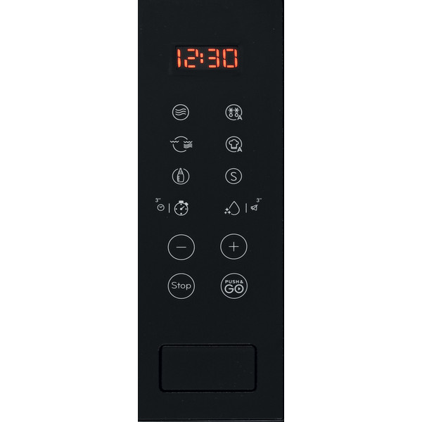 Indesit Microwave Built-in MWI 125 GX UK Stainless steel Electronic 25 MW+Grill function 900 Control panel