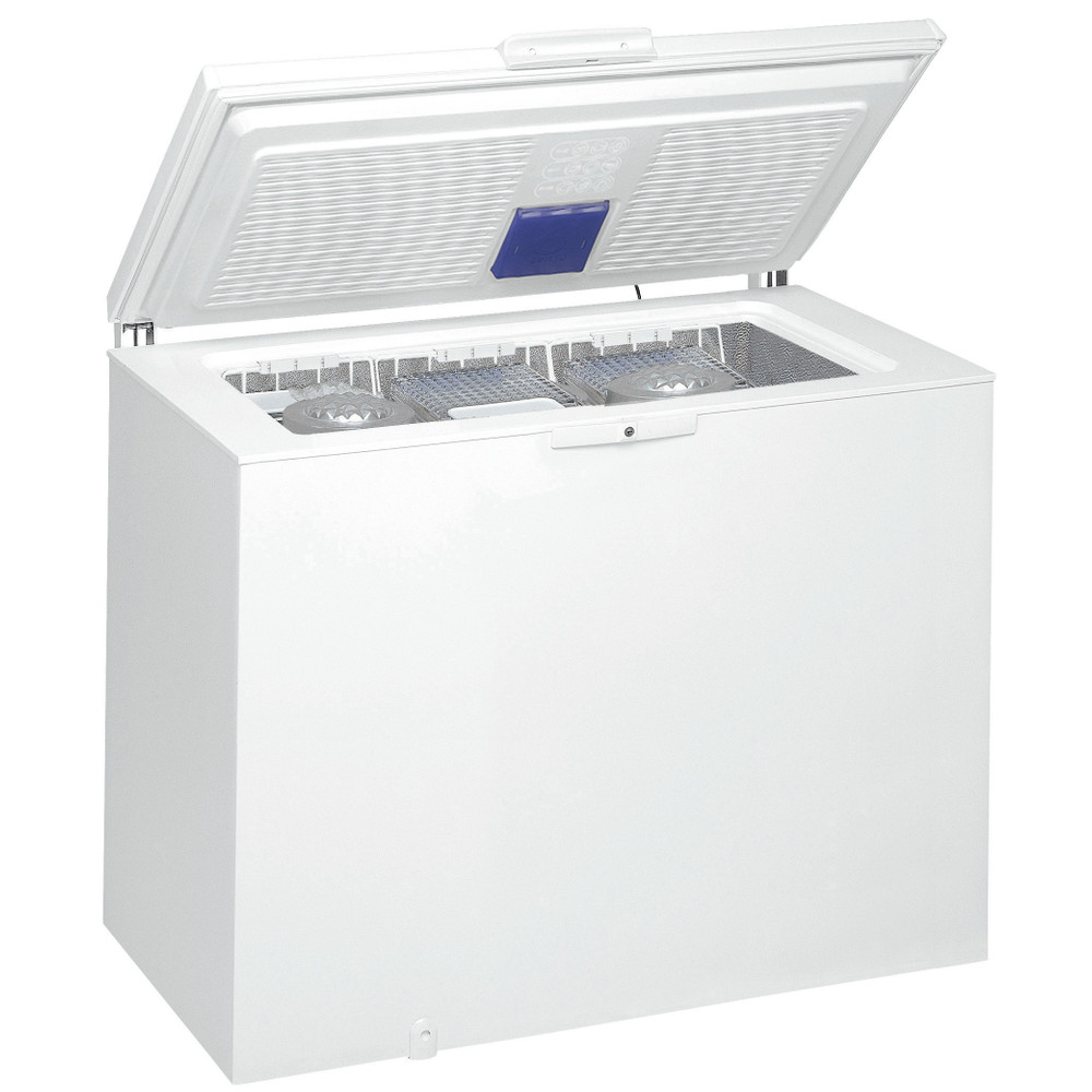 Whirlpool Mraznička Voľne stojace WHM22113 3 Biela Perspective open