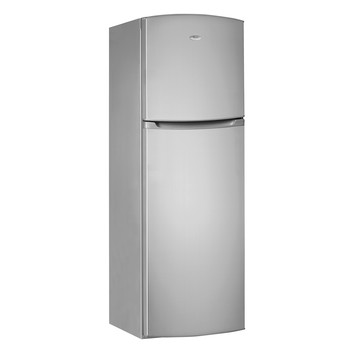 Whirlpool Combiné réfrigérateur congélateur Pose-libre WTE2921 A+NFS Argent 2 portes Perspective