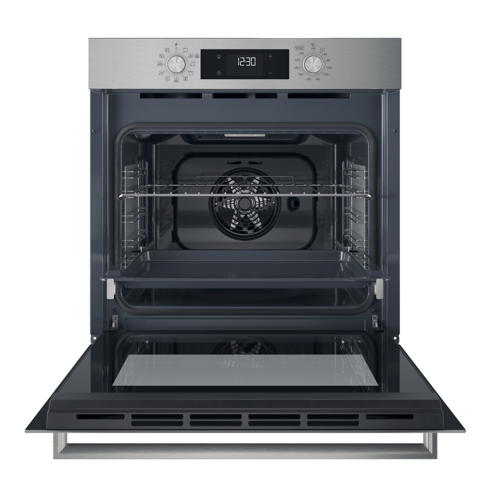 Hotpoint_Ariston Four Encastrable HAO3 K58CU1 X Electrique A+ Frontal open