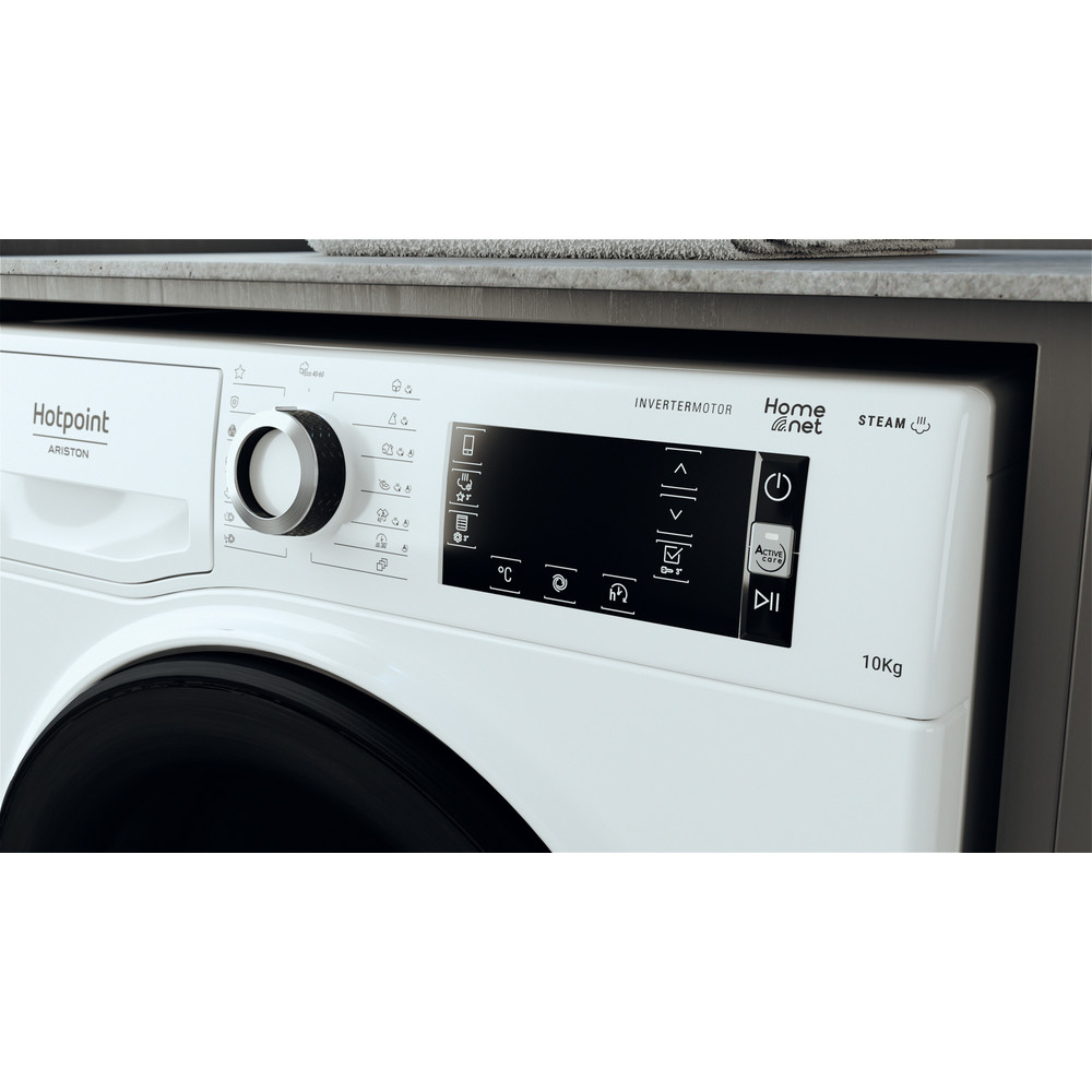 Hotpoint_Ariston Lavadora Libre instalación NLCD 10448 WD AW EU N Blanco Cargador frontal B Lifestyle control panel