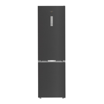 Whirlpool Fridge/freezer combination Freestanding WHK 26403 XBR6UK Black 2 doors Frontal