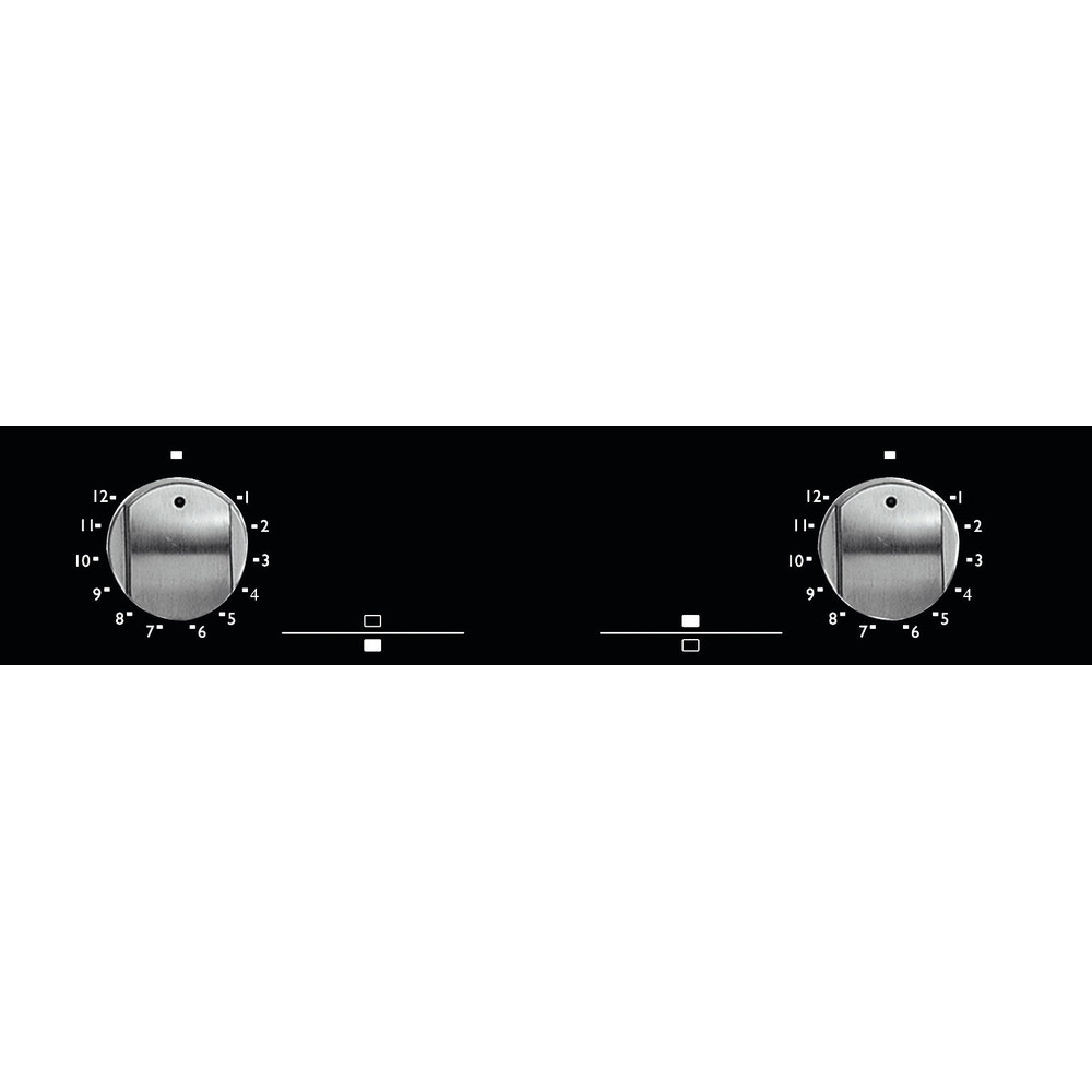 Whirlpool Főzőlap AKT 360/IX Fekete Radiant vitroceramic Control panel