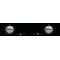 Whirlpool Liesitaso AKT 360/IX Musta Radiant vitroceramic Frontal
