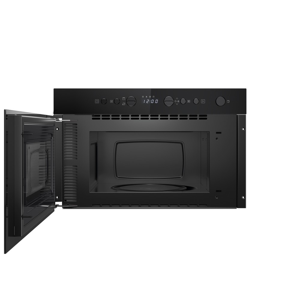 Hotpoint Microondas Incorporado HMN13BB Negro Electrónico 22 función MW + Grill 750 Frontal open