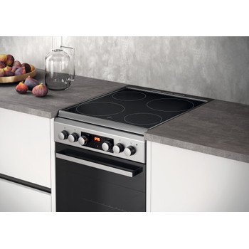 Whirlpool Tűzhely WS5V8CCX/E Inox Elektromos Lifestyle perspective