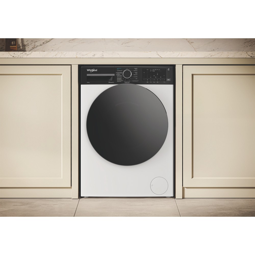 Whirlpool Lavadora secadora Libre instalación WPD 0649W SPT Blanco Cargador frontal Lifestyle frontal