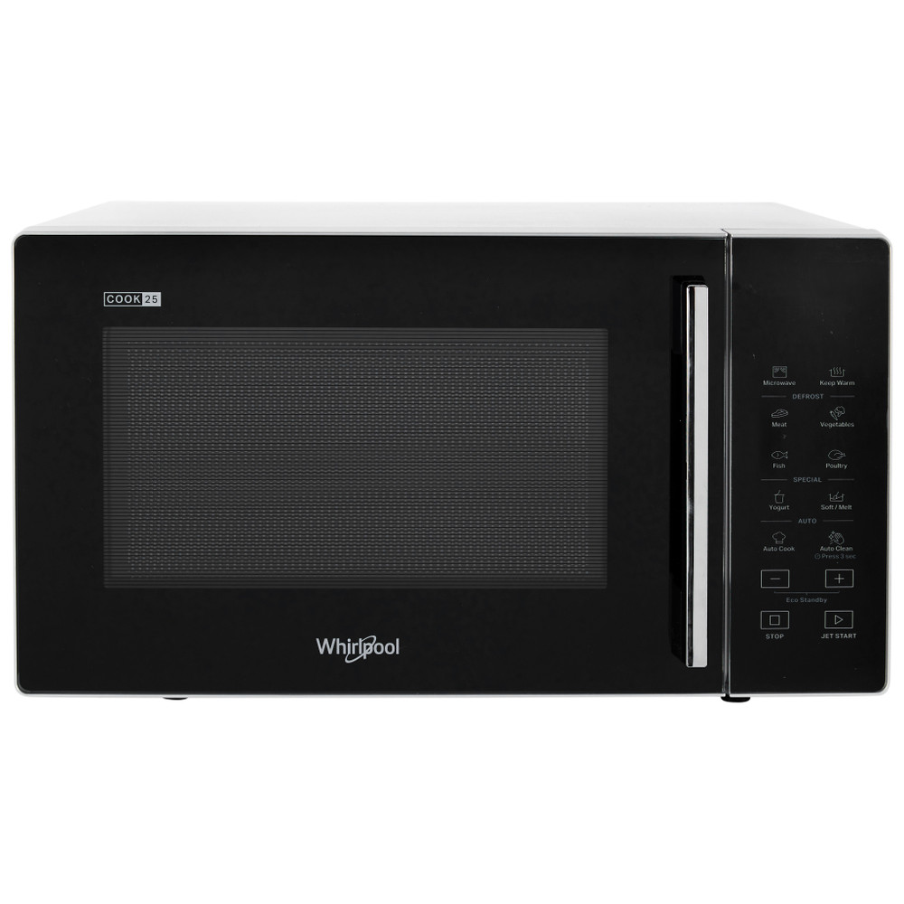 Whirlpool Mikrovlnná trouba Volně stojící MWP 251 SB Černá Elektronické 25 Pouze mikrovlny 900 Frontal