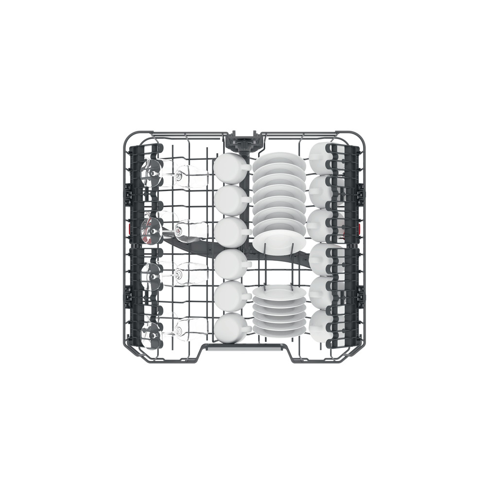 Whirlpool Vaatwasser Inbouw WIO 3T141 PS Volledig geïntegreerd C Rack