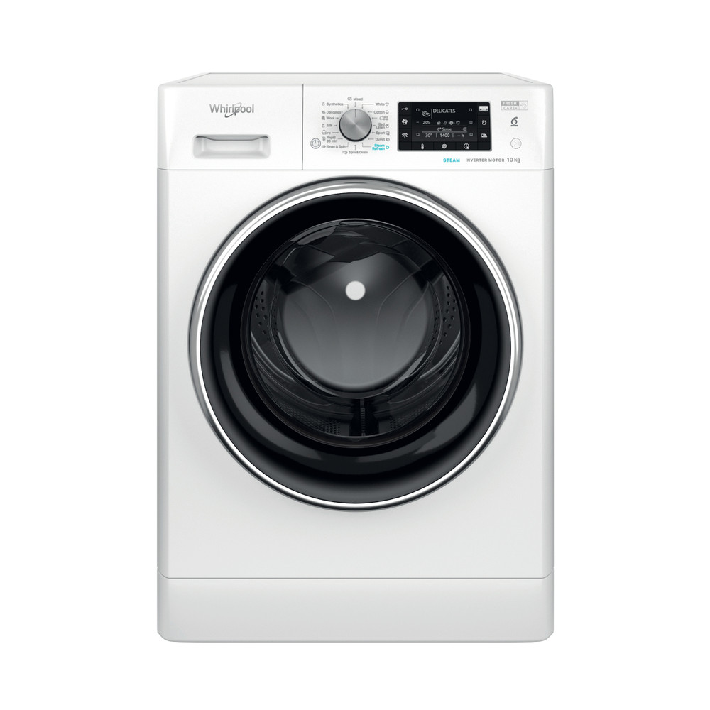 Whirlpool Maşină de spălat rufe Independent FFD 10489 BCV EE Alb Încărcare frontală A Frontal