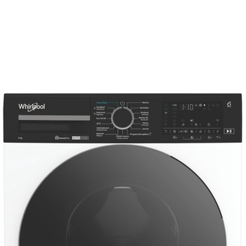Whirlpool Práčka Voľne stojace WPM 912W ADS CS Biela Spredu plnená A Control panel