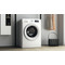 Whirlpool Washing machine Free-standing FFB 8458 WV UK N White Front loader B Perspective