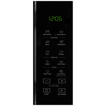 Whirlpool Magnetron Vrijstaand MWP 251 SB Zwart Elektronisch 25 alleen MW 900 Control panel