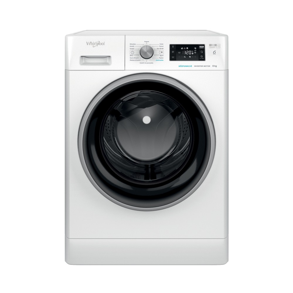 Whirlpool Mosógép Szabadonálló FFB 8489 BV HU Fehér Elöltöltős A Frontal