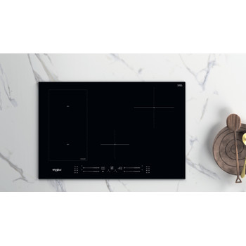 Whirlpool Kookplaat WL S3377 BF Zwart Induction vitroceramic Lifestyle frontal