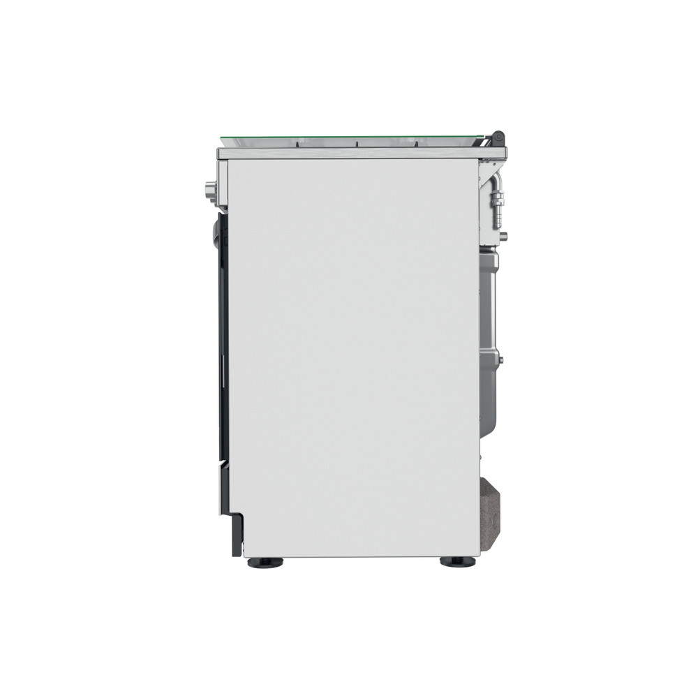 Indesit Plīts IS67G8CHX/E/1 Inox Gāzes Back / Lateral
