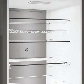 Whirlpool Koel-vriescombinatie Vrijstaand WHK 26413 XBR6EE ARC 764 Manhattan Gray 2 deuren Control panel