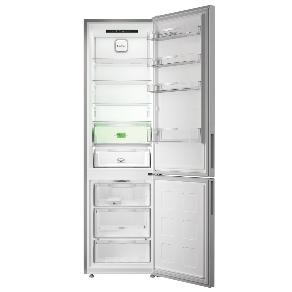 Hotpoint Combinados Libre instalación HPK 25401 XP4E New Silver – ARC 1035 2 doors Frontal open