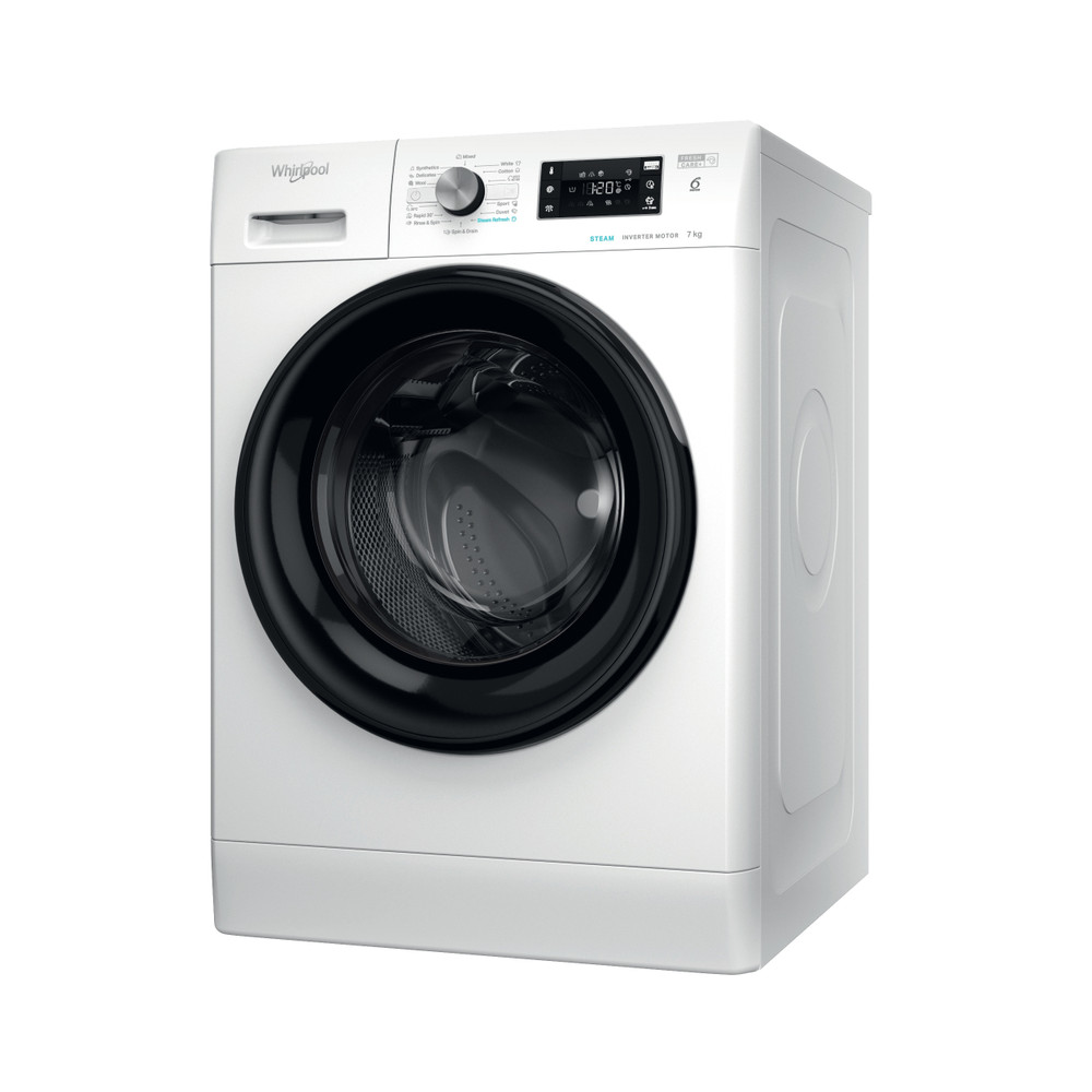 Whirlpool Perilica za rublje Samostojeći FFB 7458 BV EE Bijela Prednje punjenje B Perspective