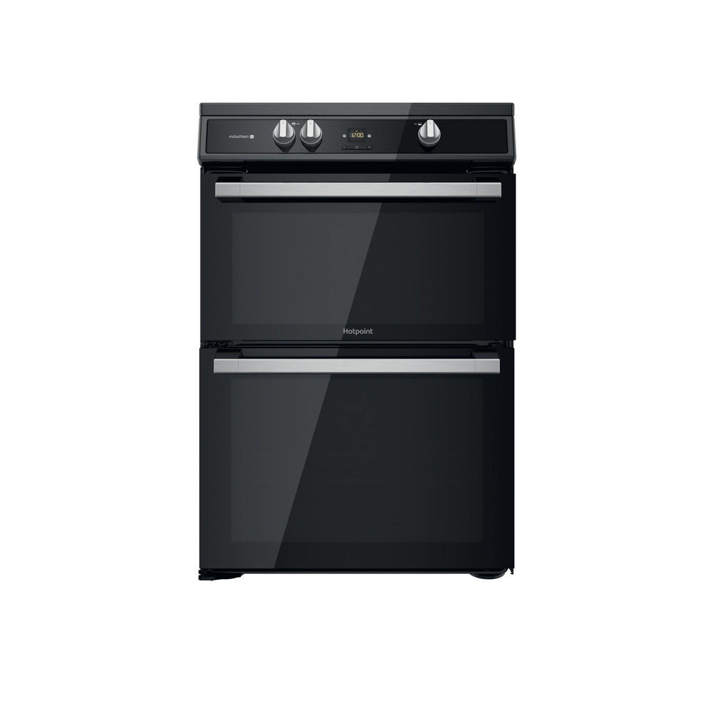 Hotpoint Double Cooker HDT67I9HM2C/UK Black A Frontal