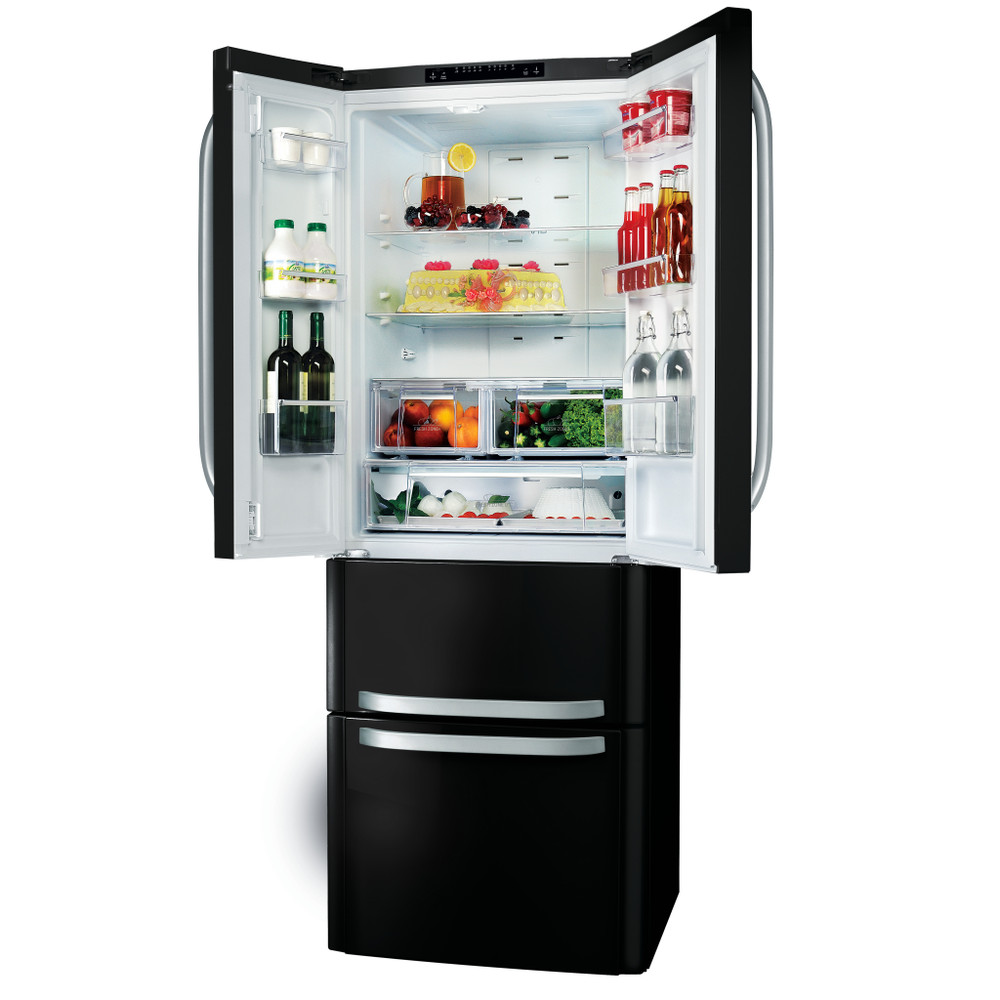 Hotpoint_Ariston Combinados Libre instalación E4D B C1 1 Negro 4 doors Perspective open