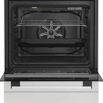 Indesit Готварска печка I6V5PMW Бял Electrical Lifestyle frontal open