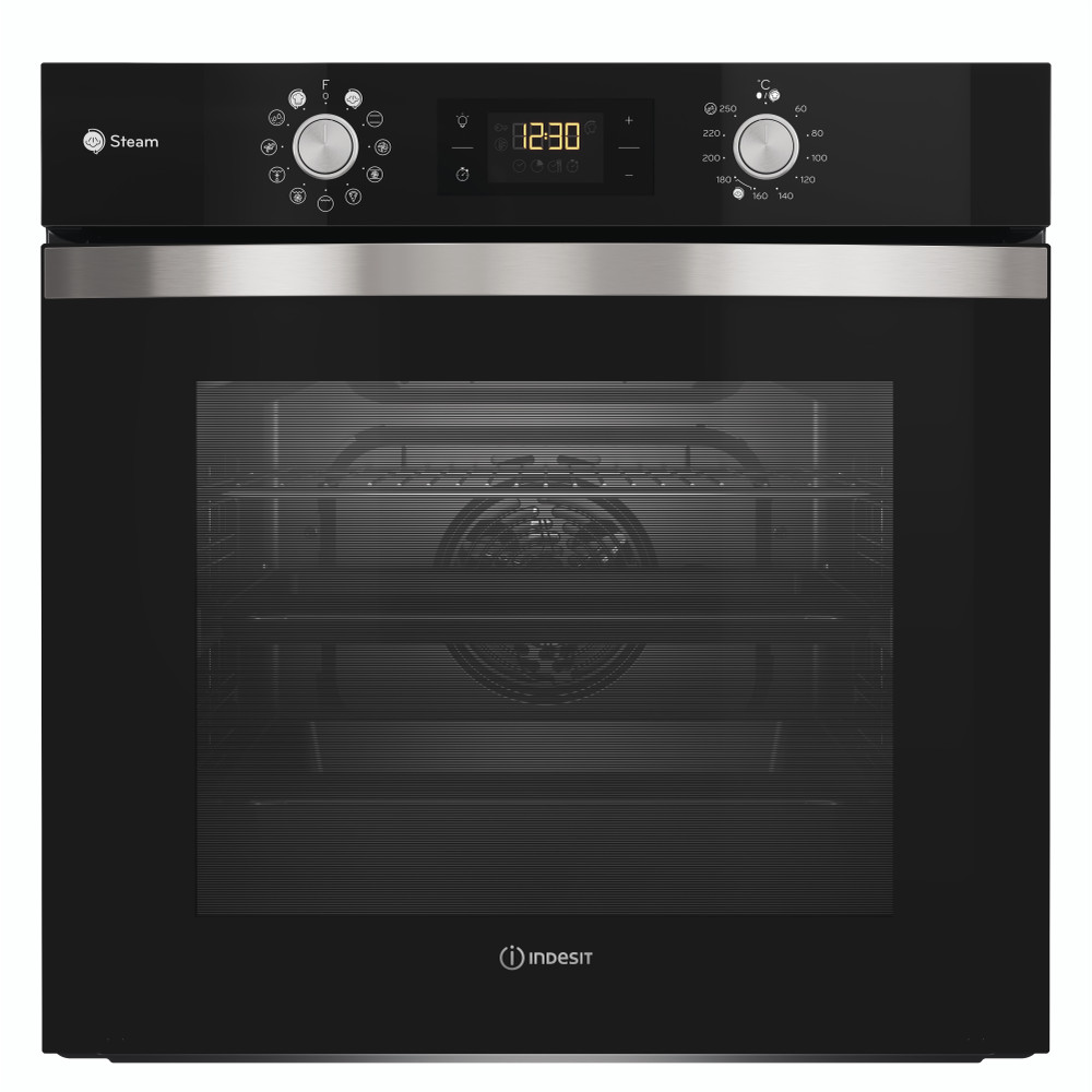 Indesit Духовой шкаф Встроенная IFWS 4841 JH BL Электрическая A+ Frontal