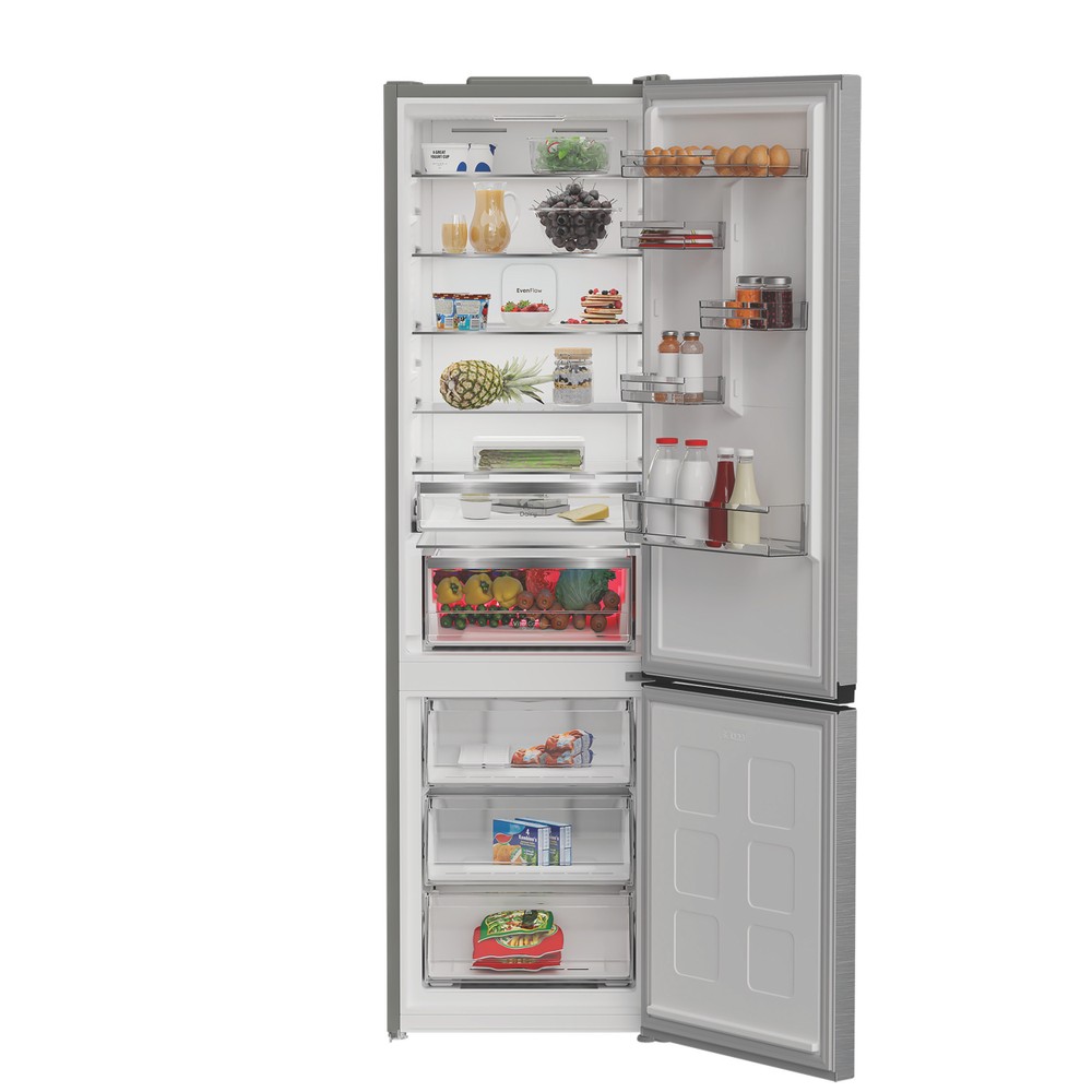 Hotpoint Combinados Libre instalación HPK 26412 XP5EE ARC 764 Manhattan Gray 2 doors Lifestyle frontal open