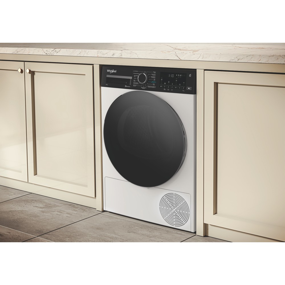 Whirlpool Droger C WD 105M WBS BE Wit Lifestyle perspective