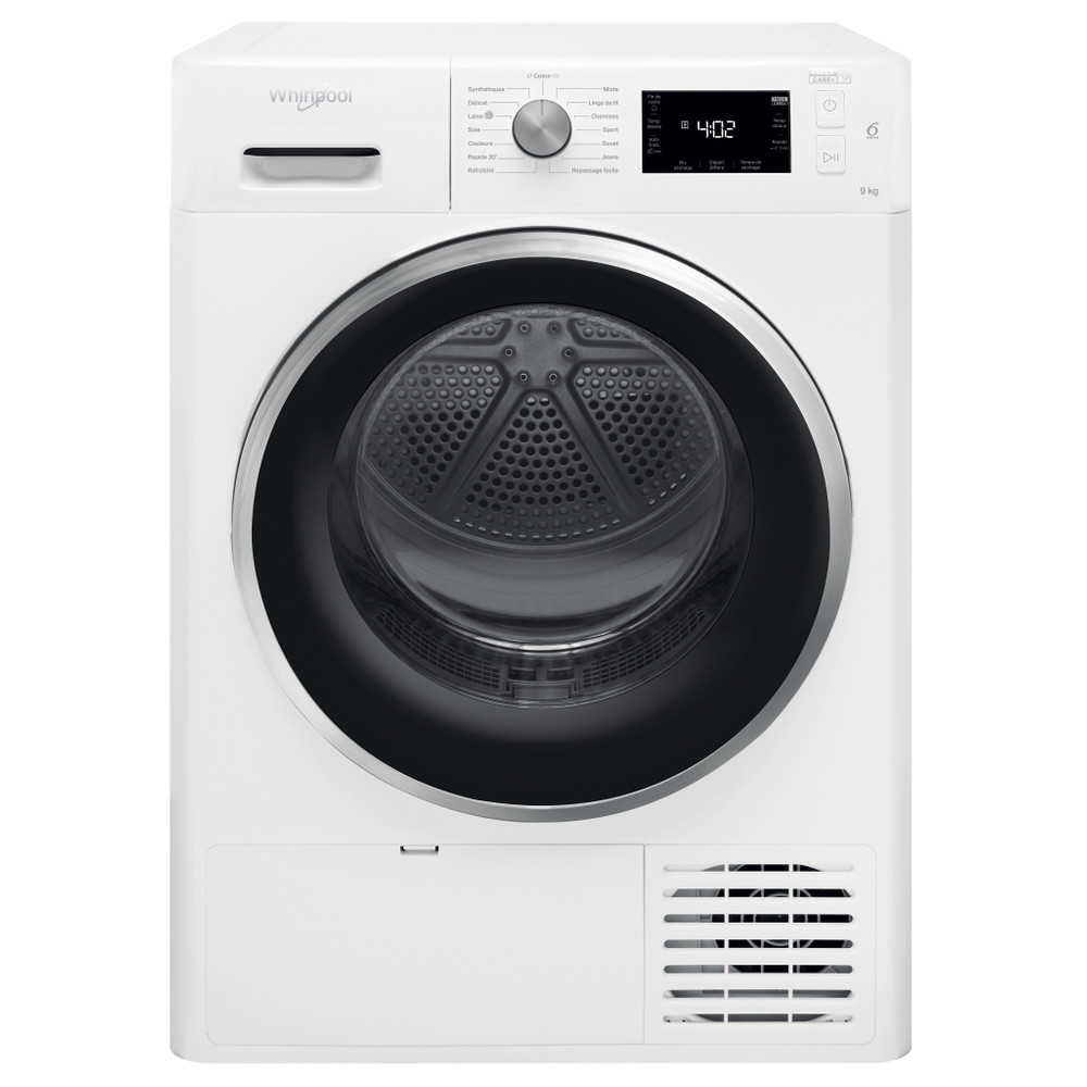 Whirlpool Sèche-linge FFTD M22 9X2BS FR Blanc Frontal