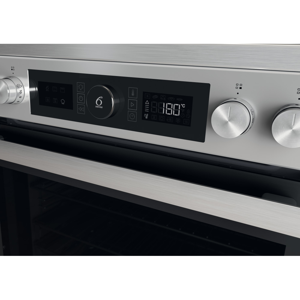 Whirlpool Aragaz WS68G8ACXT/E/1 Inox Gaz Control panel