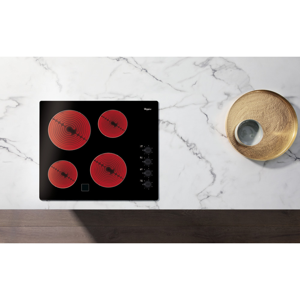 Whirlpool Ploča za kuhanje AKM 9010/NE Crna Radiant vitroceramic Lifestyle frontal