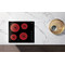 Whirlpool Hob AKM 9010/NE Black Radiant vitroceramic Frontal