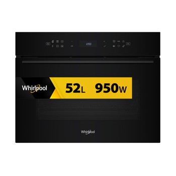 Whirlpool Microgolfoven Inbouw WCW7O7HTSB Zwart Elektronisch 53 Combimicrogolfoven 950 Frontal